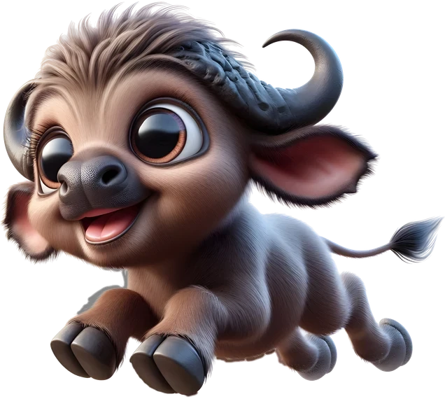 Benji the buffalo calf